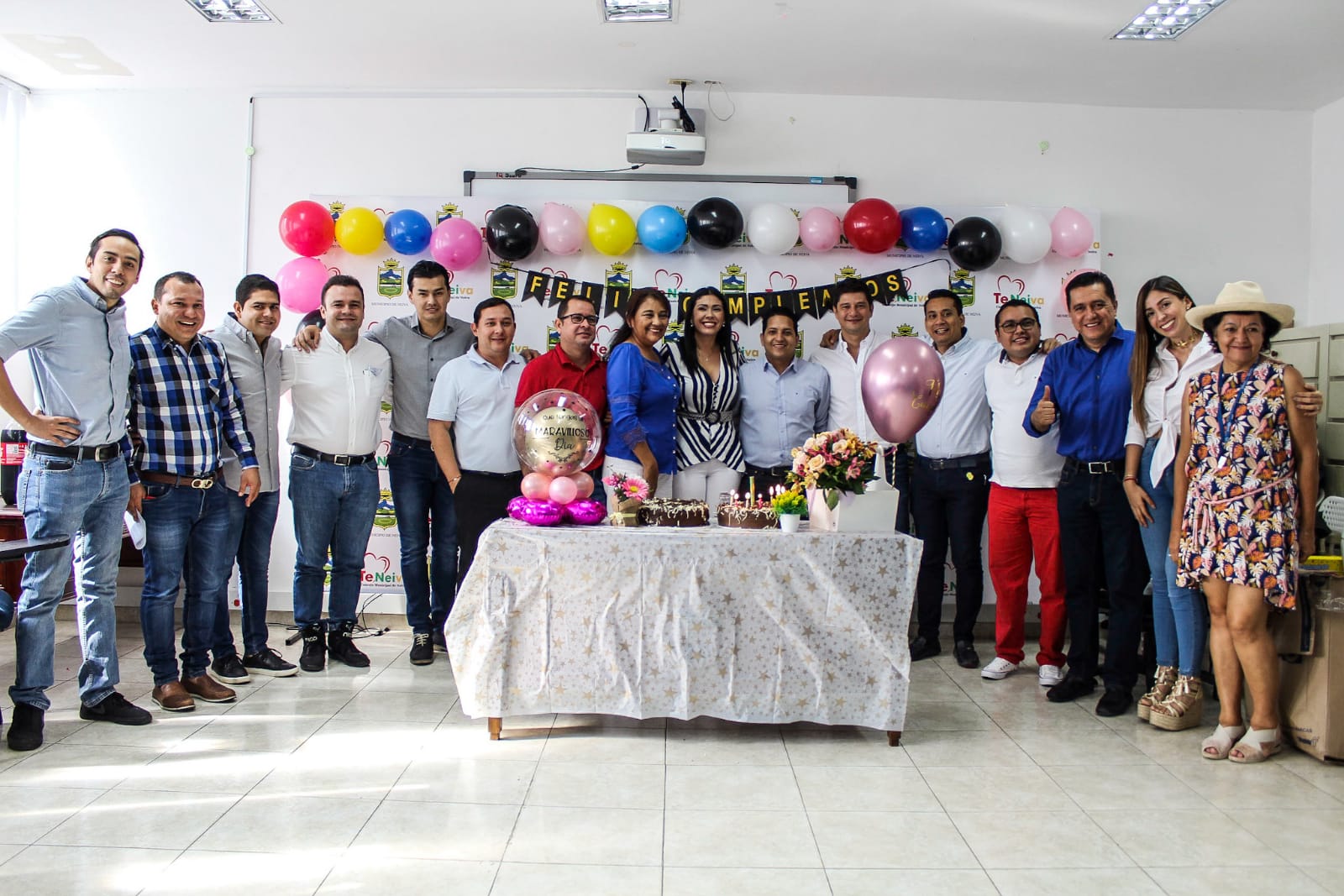 De la celebración fueron participes todos los concejales de Neiva.